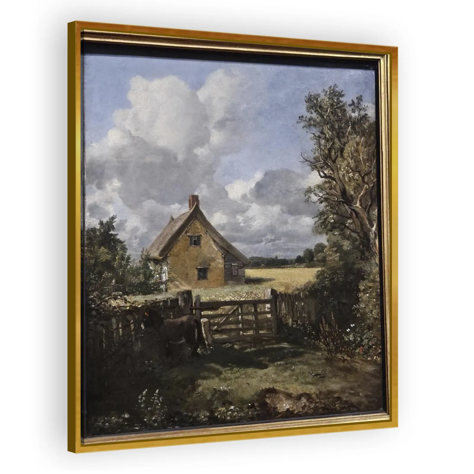 The Cottage in a Cornfield by John Constable - view 3 thumbnail