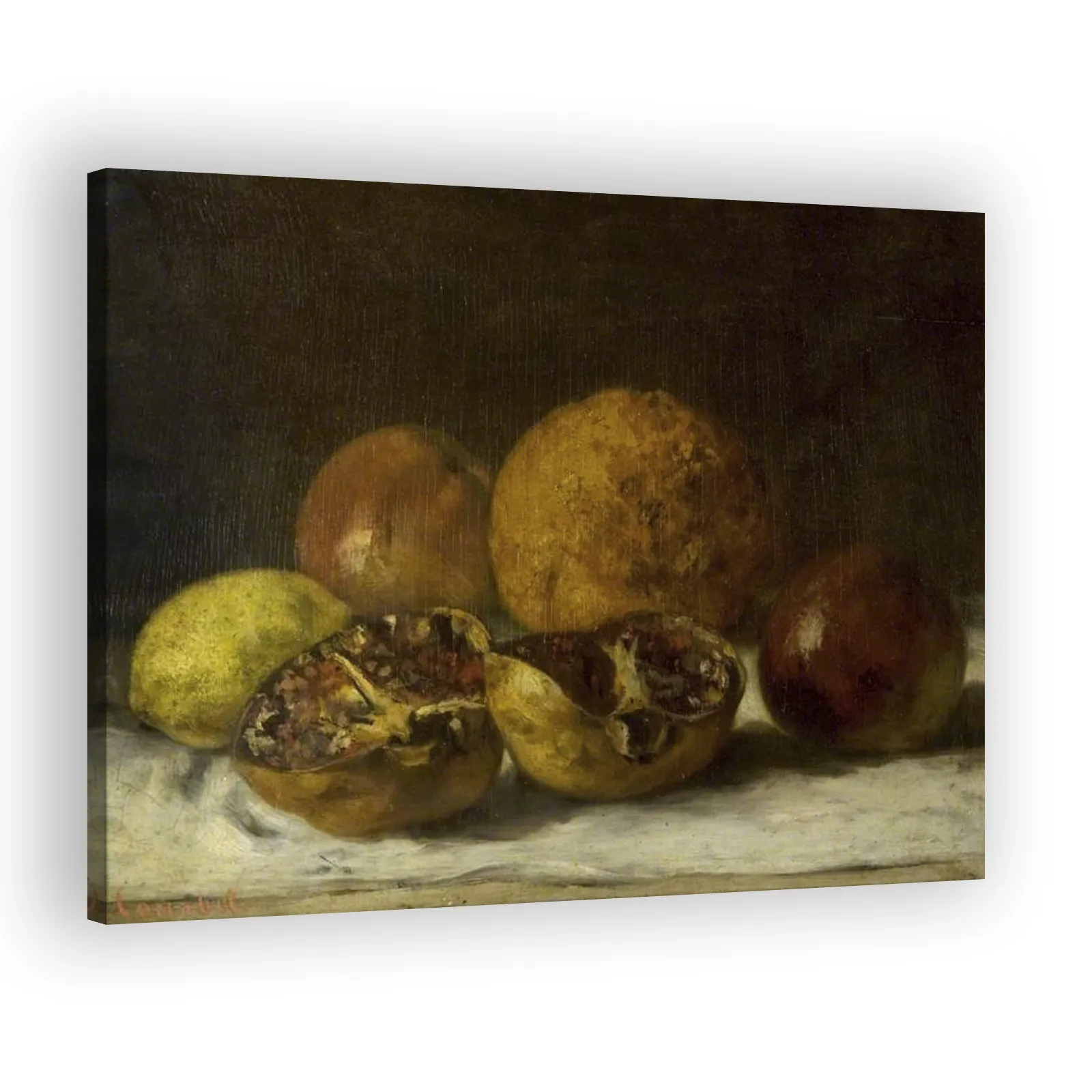Pomegranates by Gustave Courbet - view 2 thumbnail