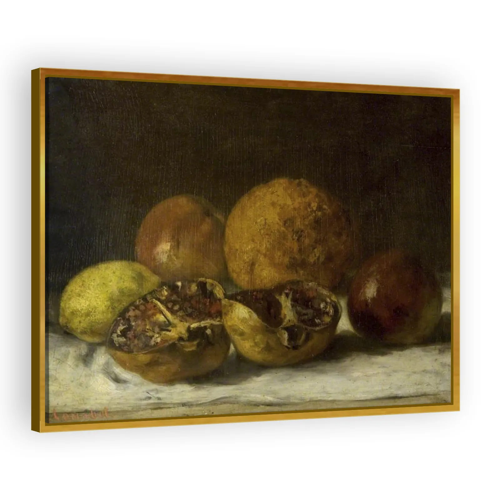 Pomegranates by Gustave Courbet - view 3 thumbnail
