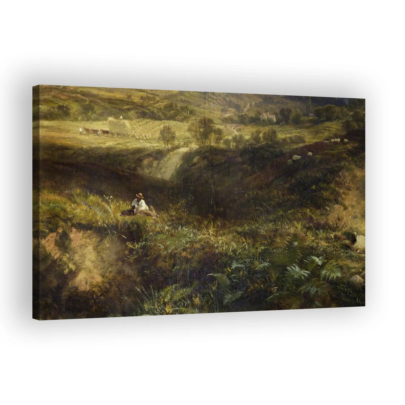 The South Downs (detail) by George Cole - view 2 thumbnail