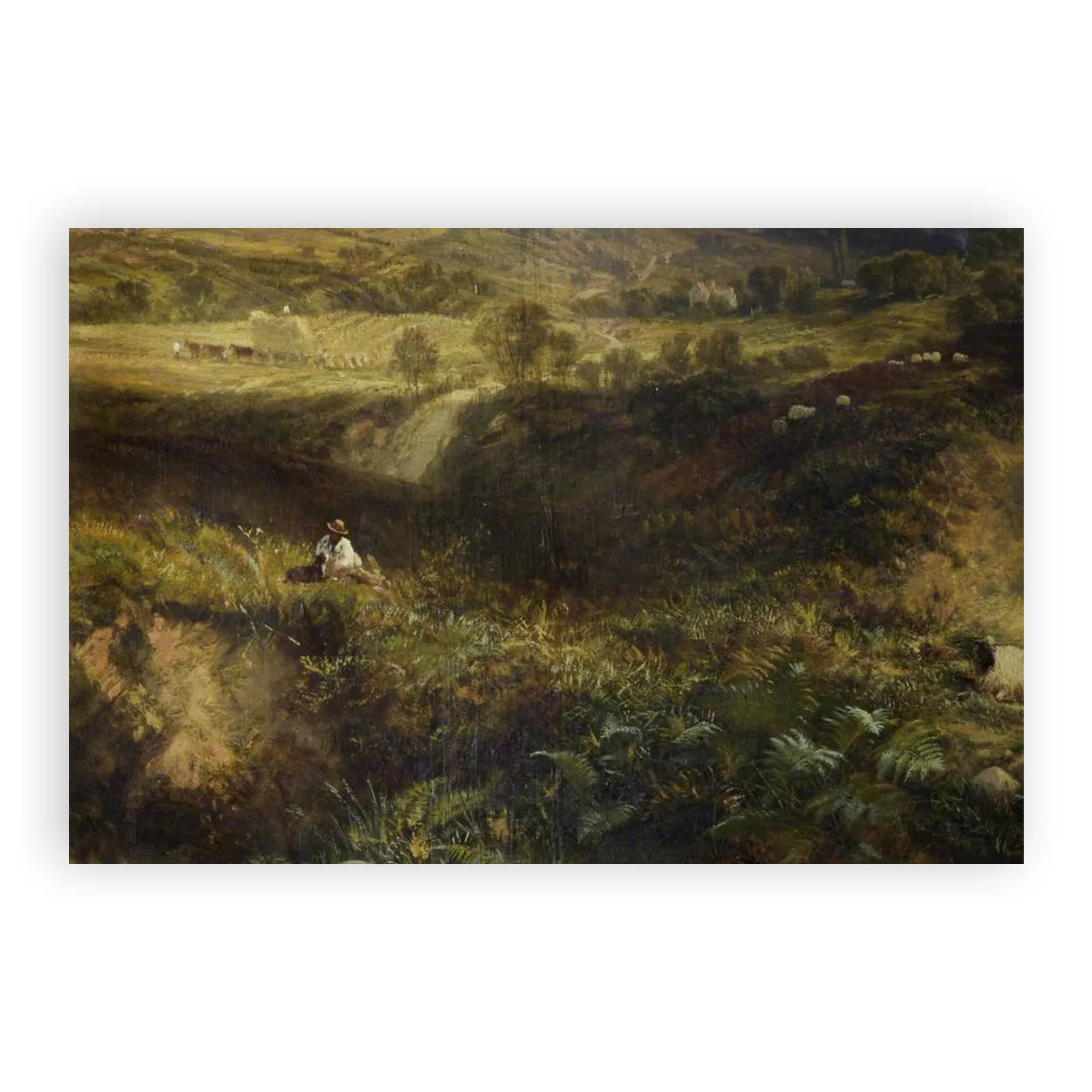 The South Downs (detail) by George Cole - view 6 thumbnail