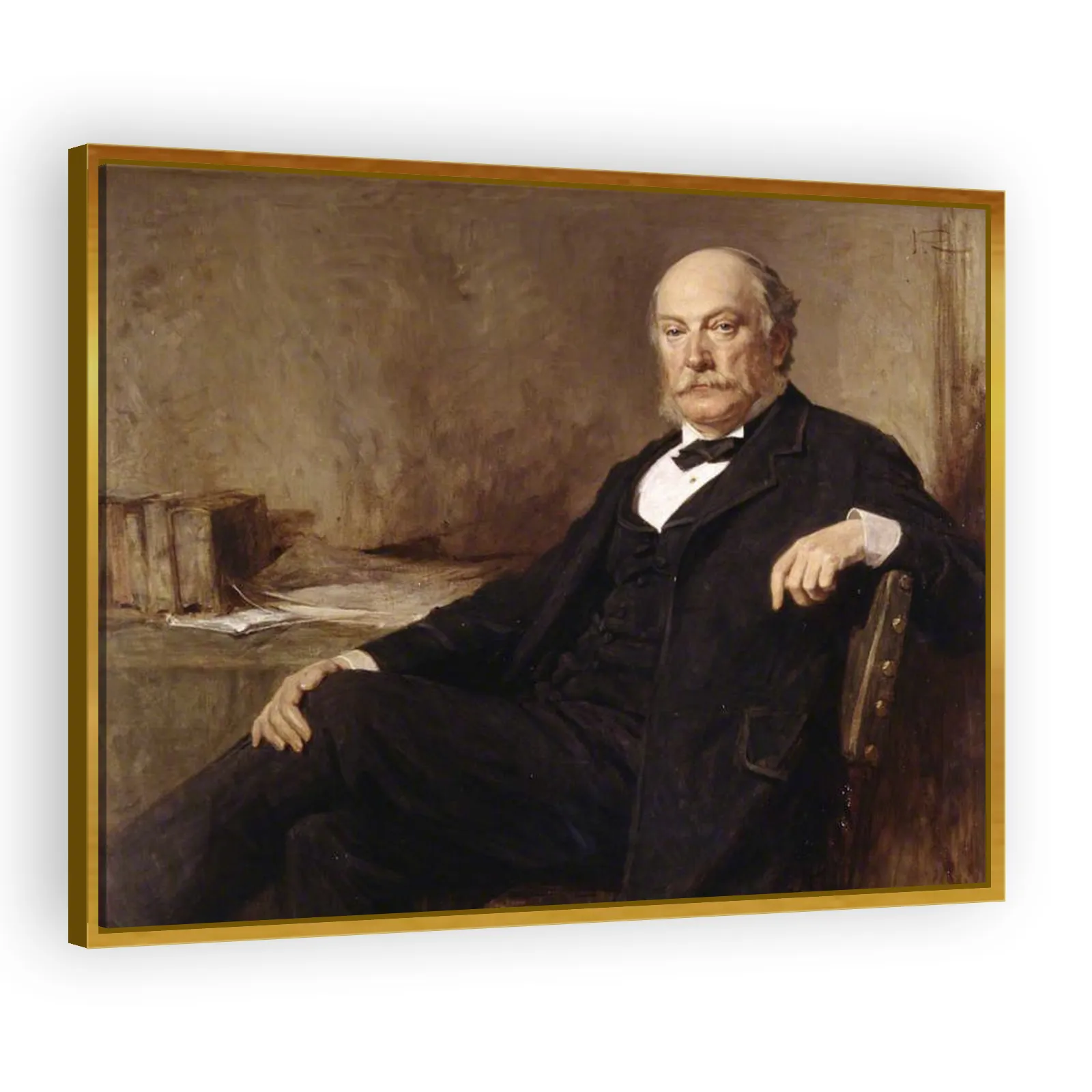 John William Strutt, 3rd Baron Rayleigh (1842–1919) by George Reid - view 3 thumbnail