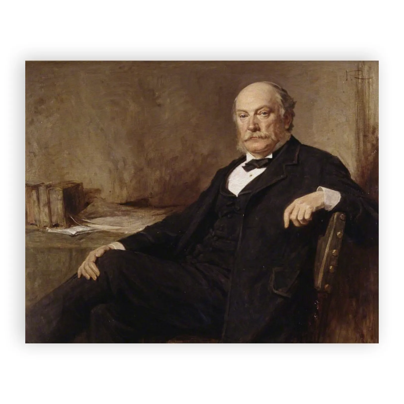 John William Strutt, 3rd Baron Rayleigh (1842–1919) by George Reid - view 6 thumbnail