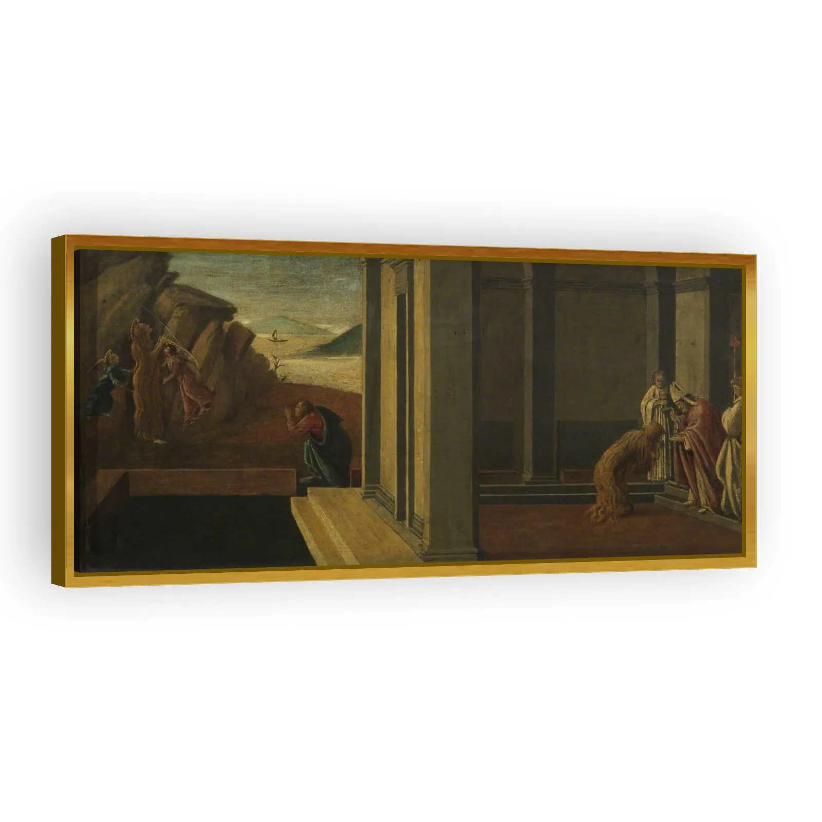Last Moments of the Magdalene (Predella, Panel Four) by Sandro Botticelli - view 3 thumbnail