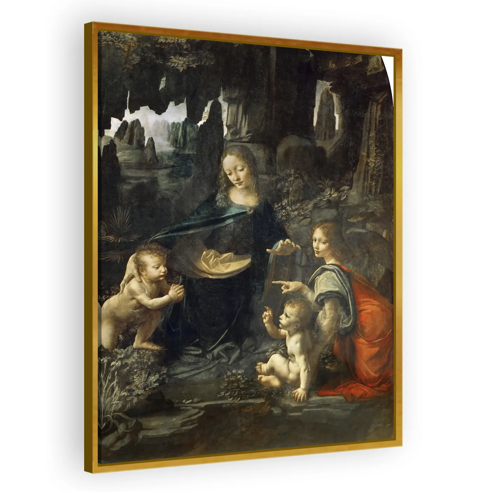 Virgin of the Rocks by Leonardo Da Vinci - view 3 thumbnail