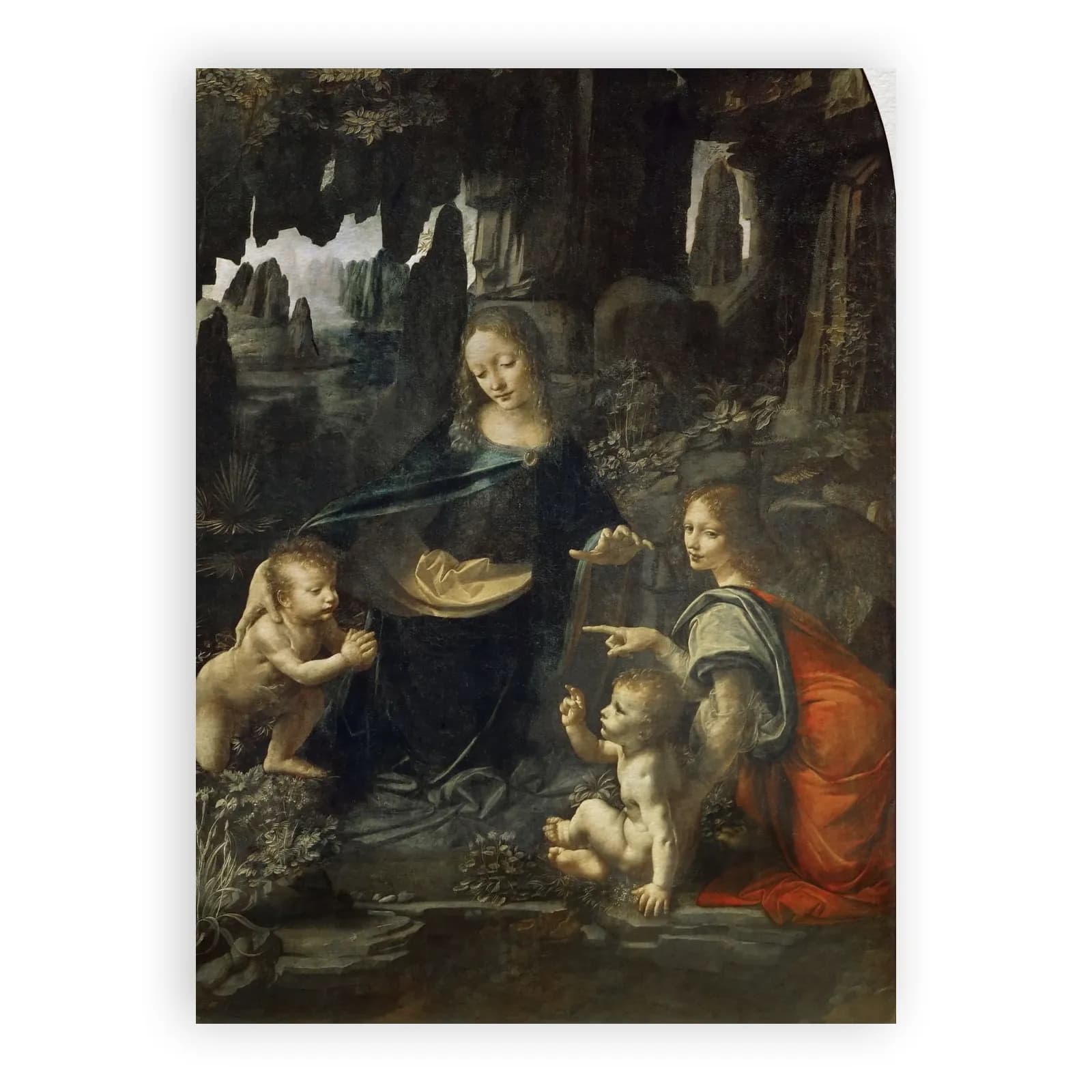 Virgin of the Rocks by Leonardo Da Vinci - view 6 thumbnail