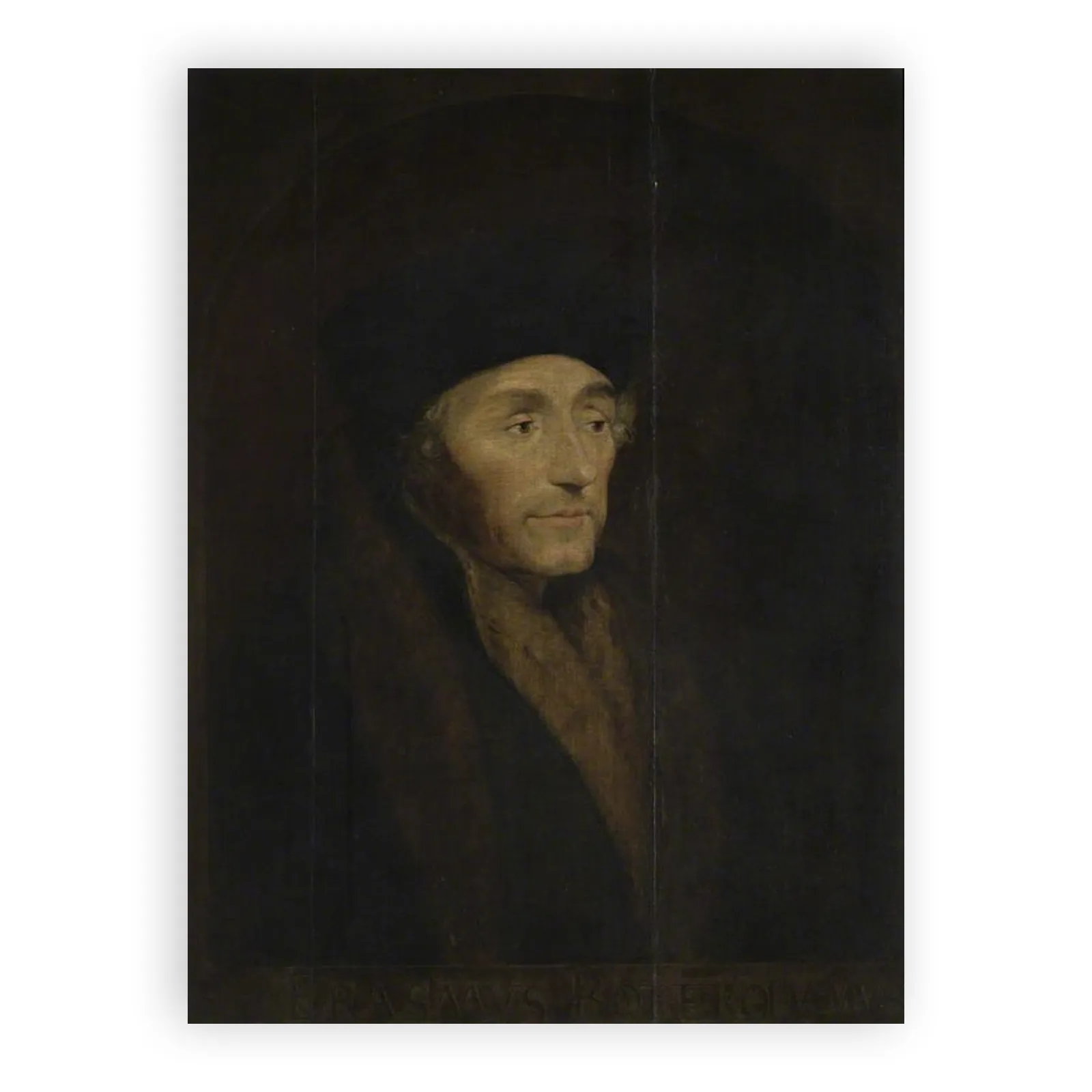Erasmus of Rotterdam, Humanist and Theologian (1466–1536) by Hans Holbein The Younger - view 6 thumbnail