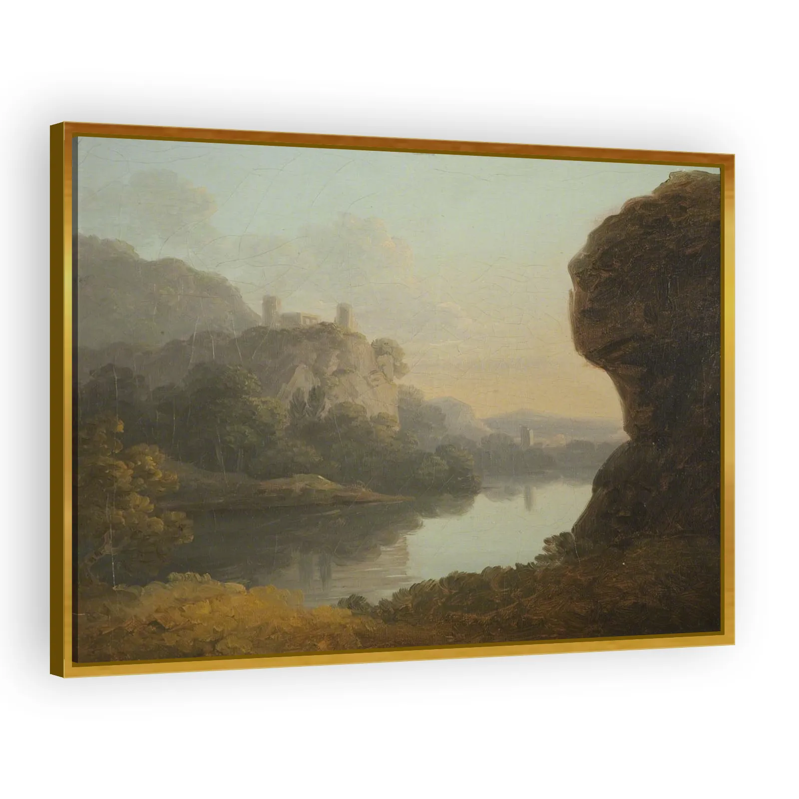 Castle near Lake by Richard Wilson - view 3 thumbnail