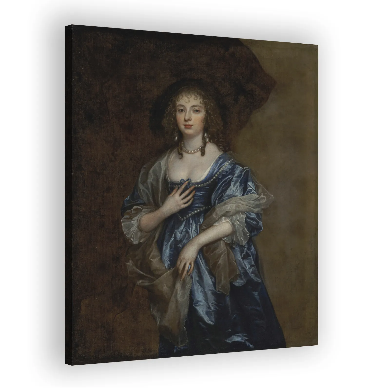 Portrait of a Lady, traditionally identified as Anne, Lady Russell, later Countess of Bedford (1615–1684) by Anthony Van Dyck - view 2 thumbnail