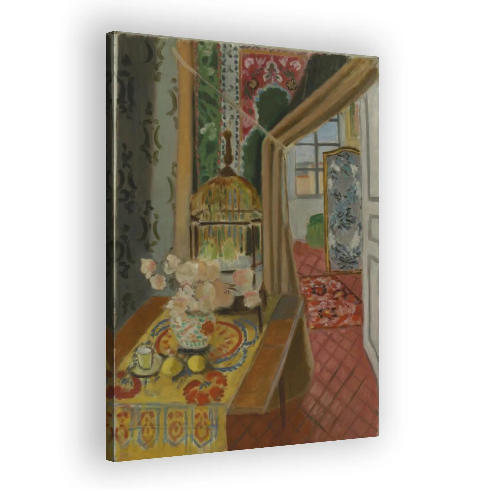 Interior, Flowers and Parakeets by Henri Matisse - view 2 thumbnail