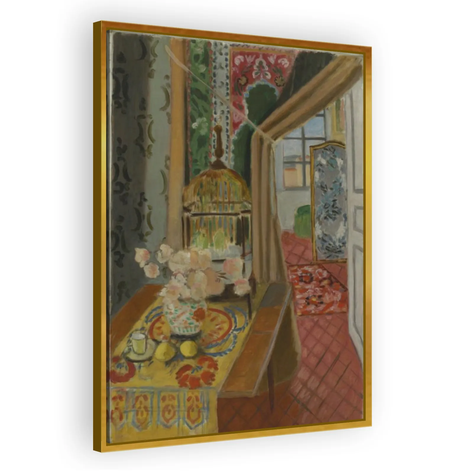 Interior, Flowers and Parakeets by Henri Matisse - view 3 thumbnail