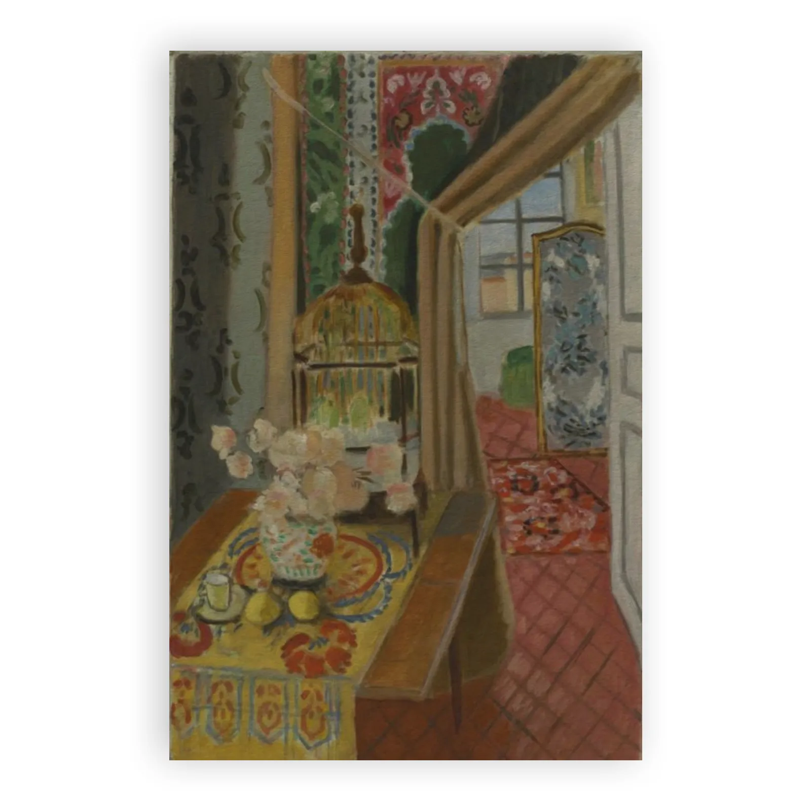Interior, Flowers and Parakeets by Henri Matisse - view 6 thumbnail