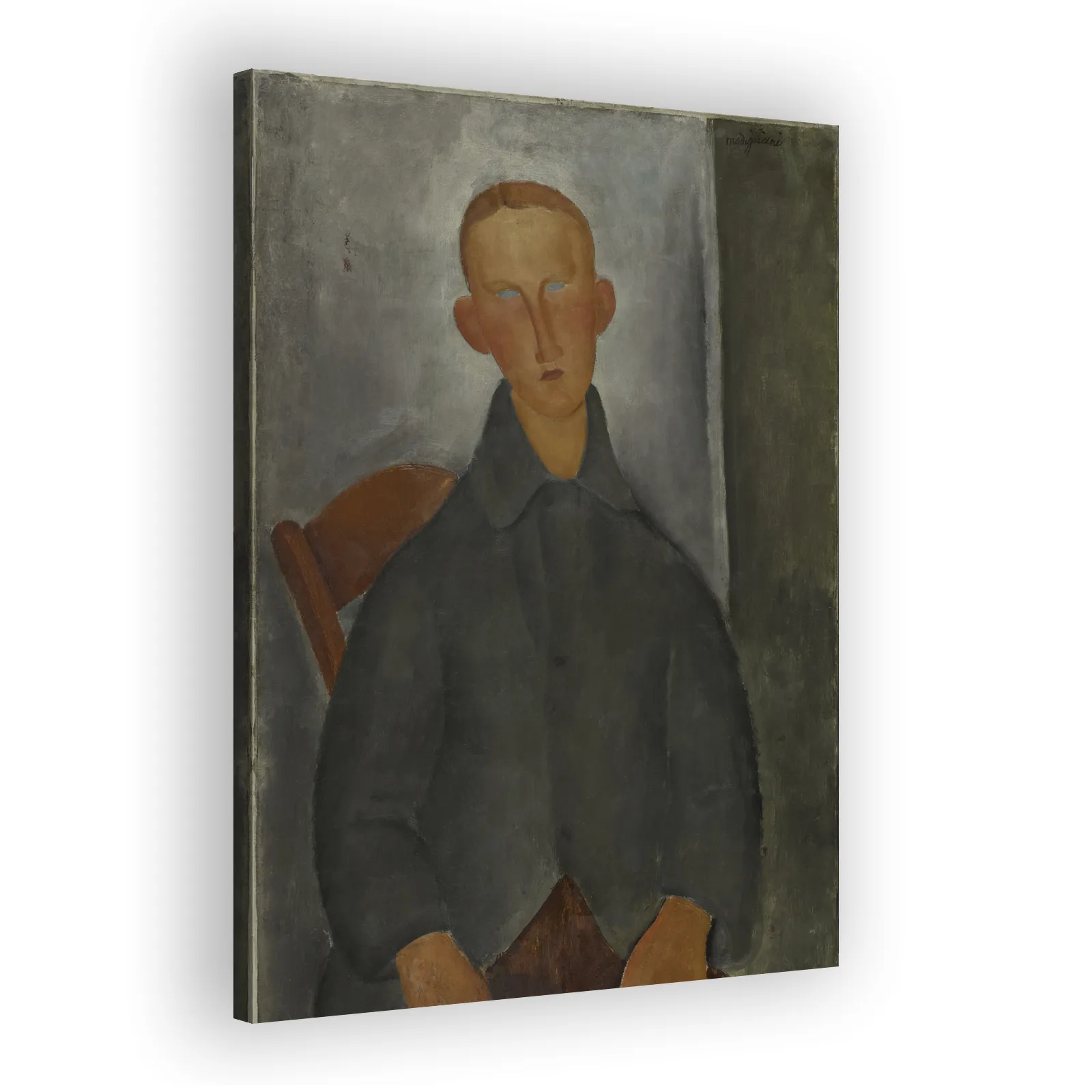 Petit garçon roux by Amedeo Modigliani - view 2 thumbnail