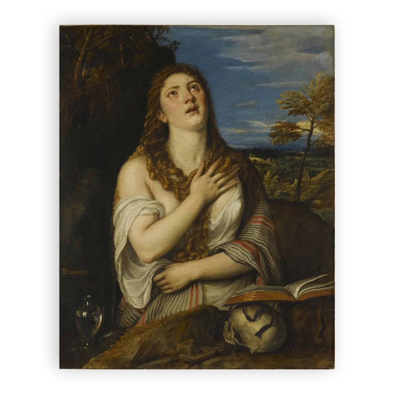 Saint Mary Magdalene as a Penitent by Titian - view 6 thumbnail