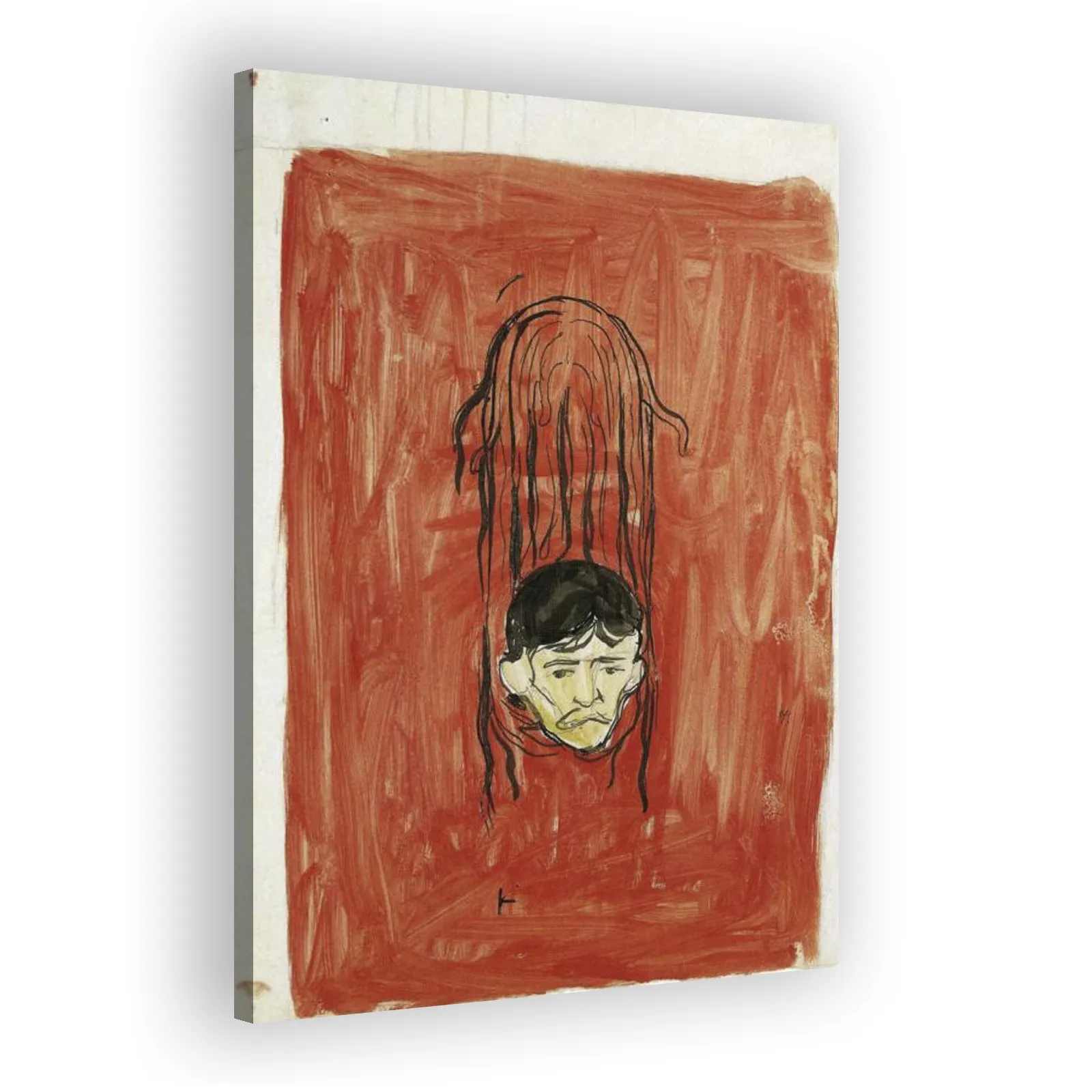 Self-Portrait in Woman's Hair: Salome Paraphrase by Edvard Munch - view 2 thumbnail