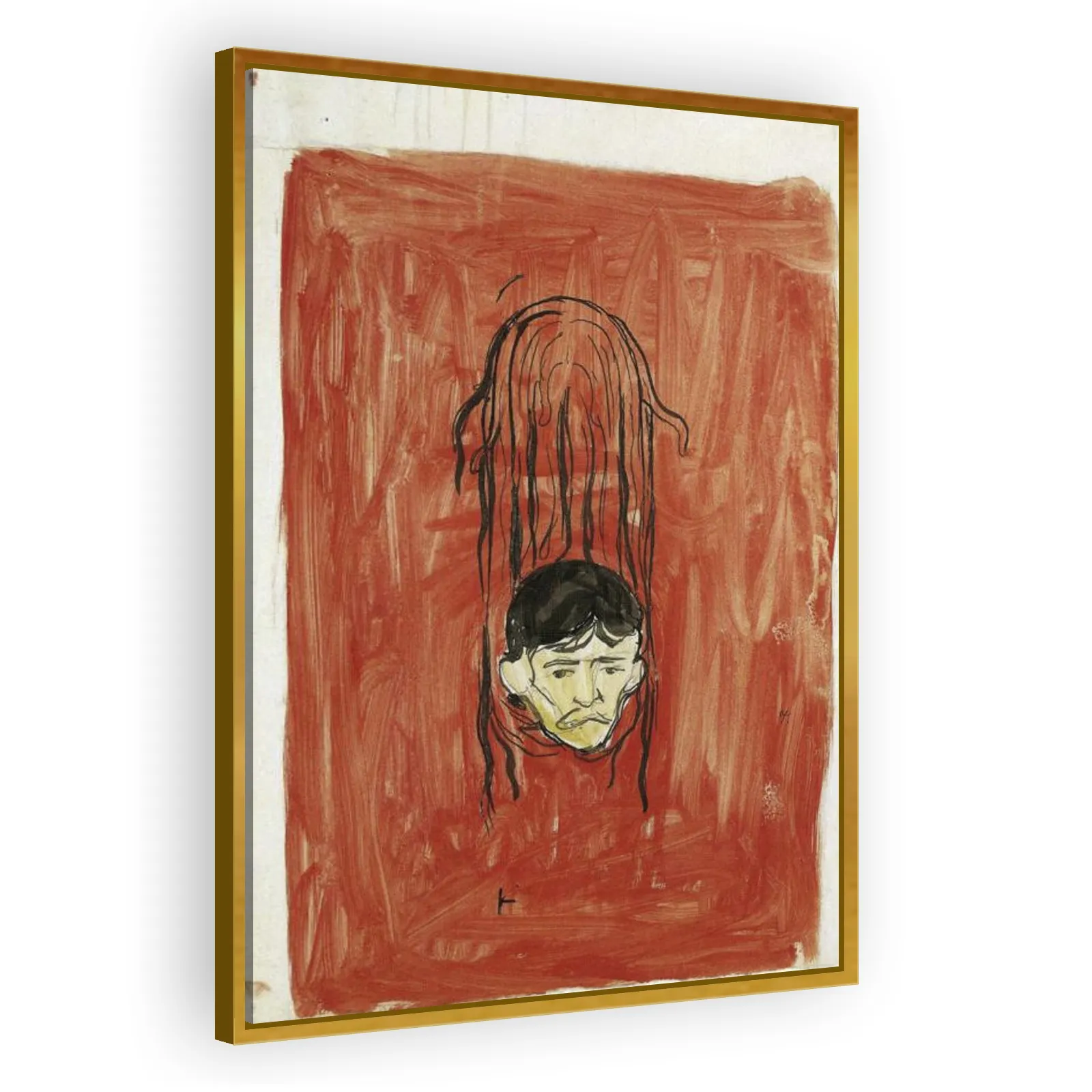 Self-Portrait in Woman's Hair: Salome Paraphrase by Edvard Munch - view 3 thumbnail