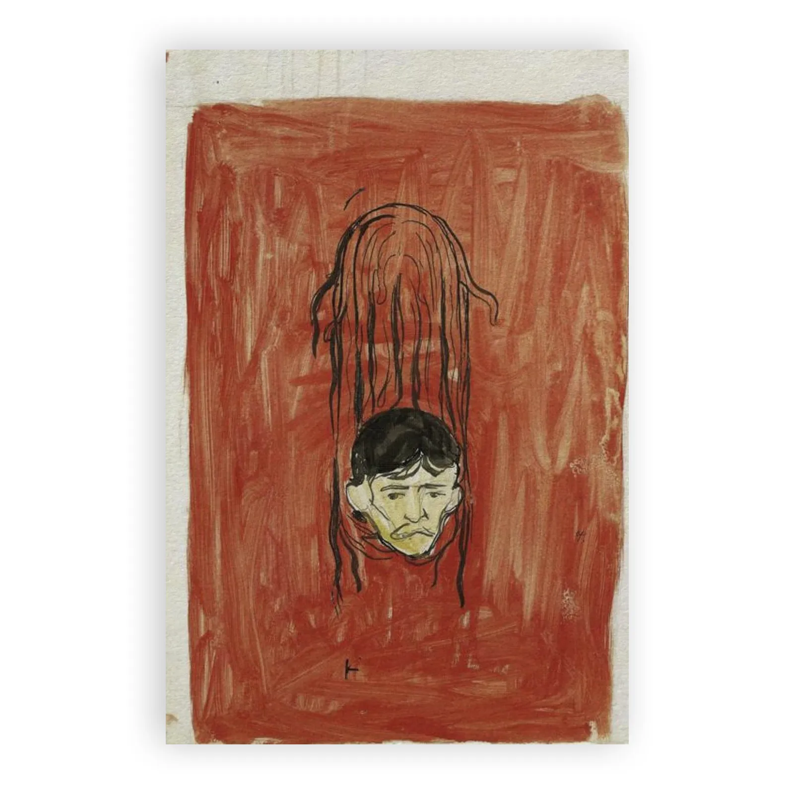 Self-Portrait in Woman's Hair: Salome Paraphrase by Edvard Munch - view 6 thumbnail