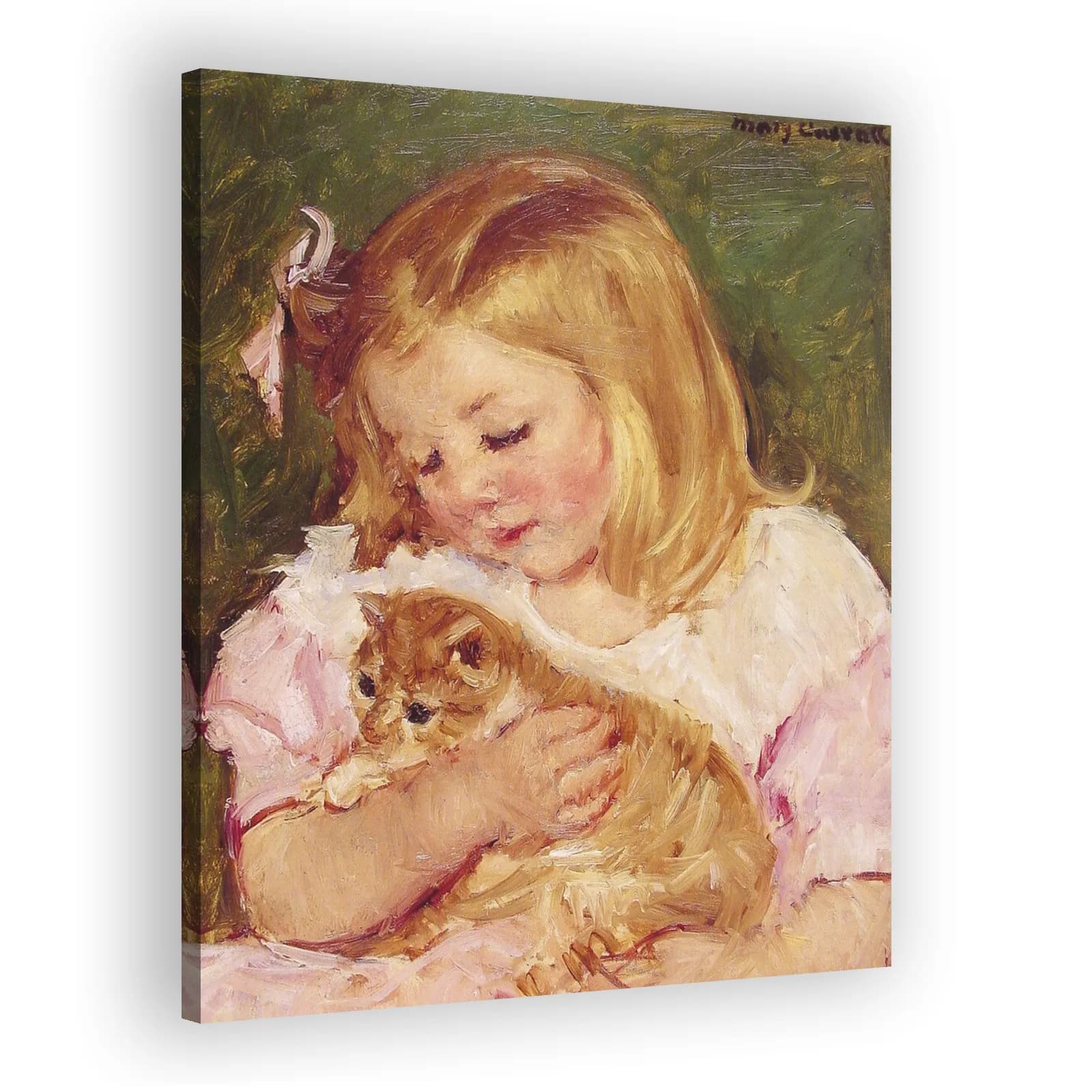 Sara Holding a Cat by Mary Cassatt - view 2 thumbnail