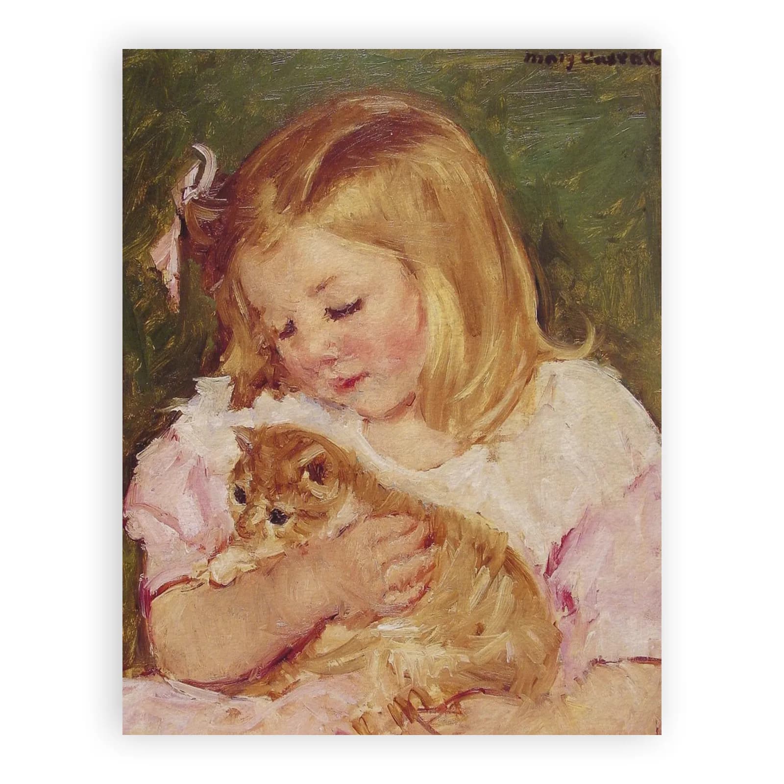 Sara Holding a Cat by Mary Cassatt - view 6 thumbnail