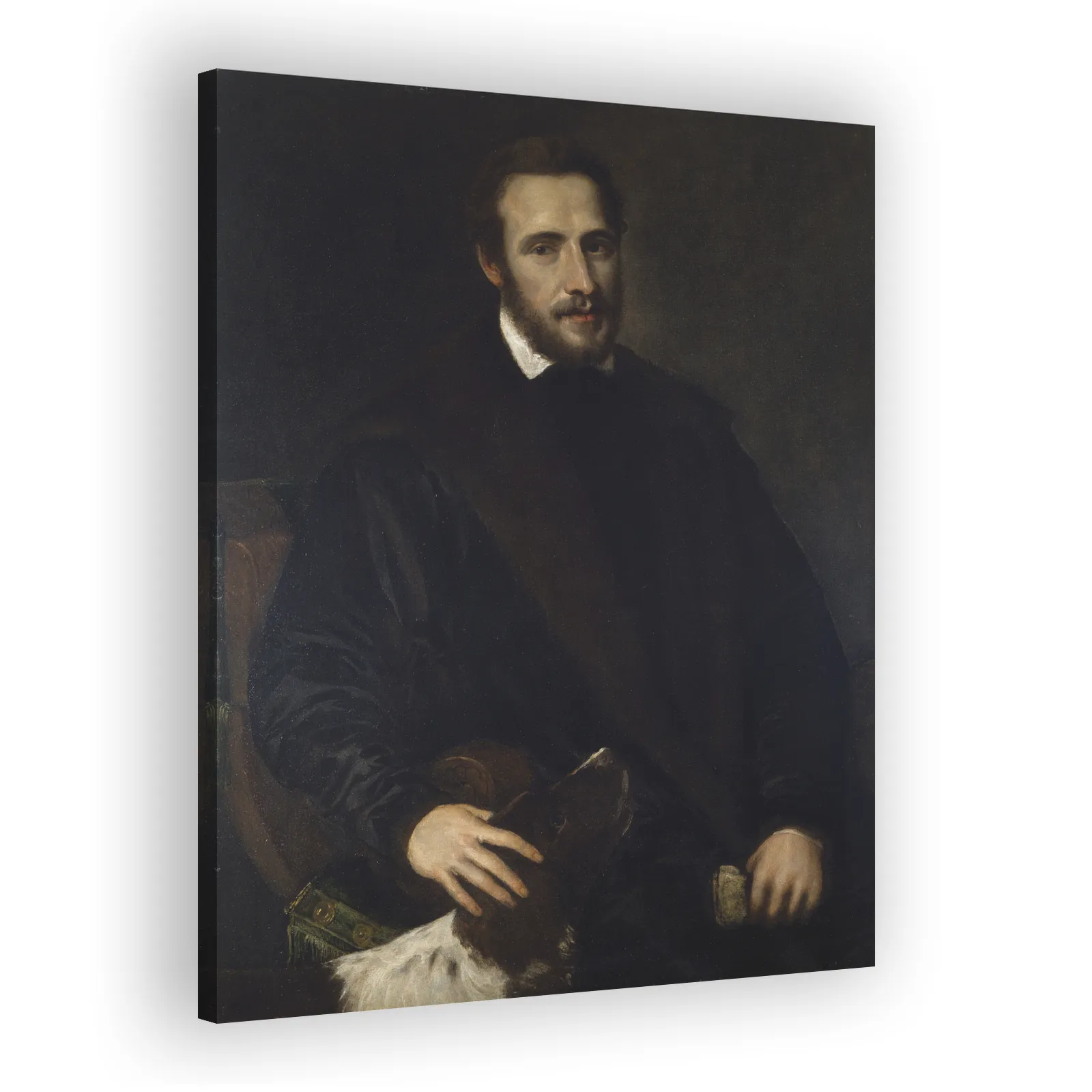 Possible Portrait of Giovanni d'Anna by Titian - view 2 thumbnail