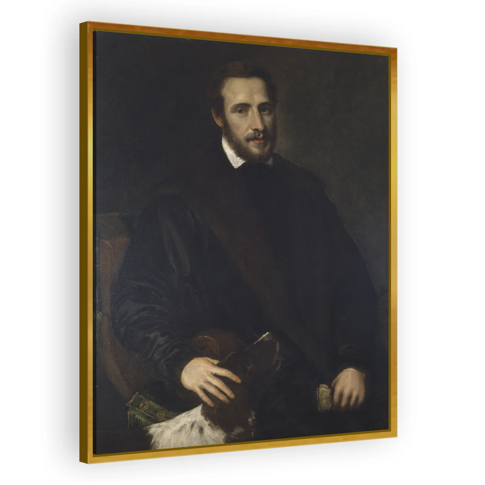 Possible Portrait of Giovanni d'Anna by Titian - view 3 thumbnail