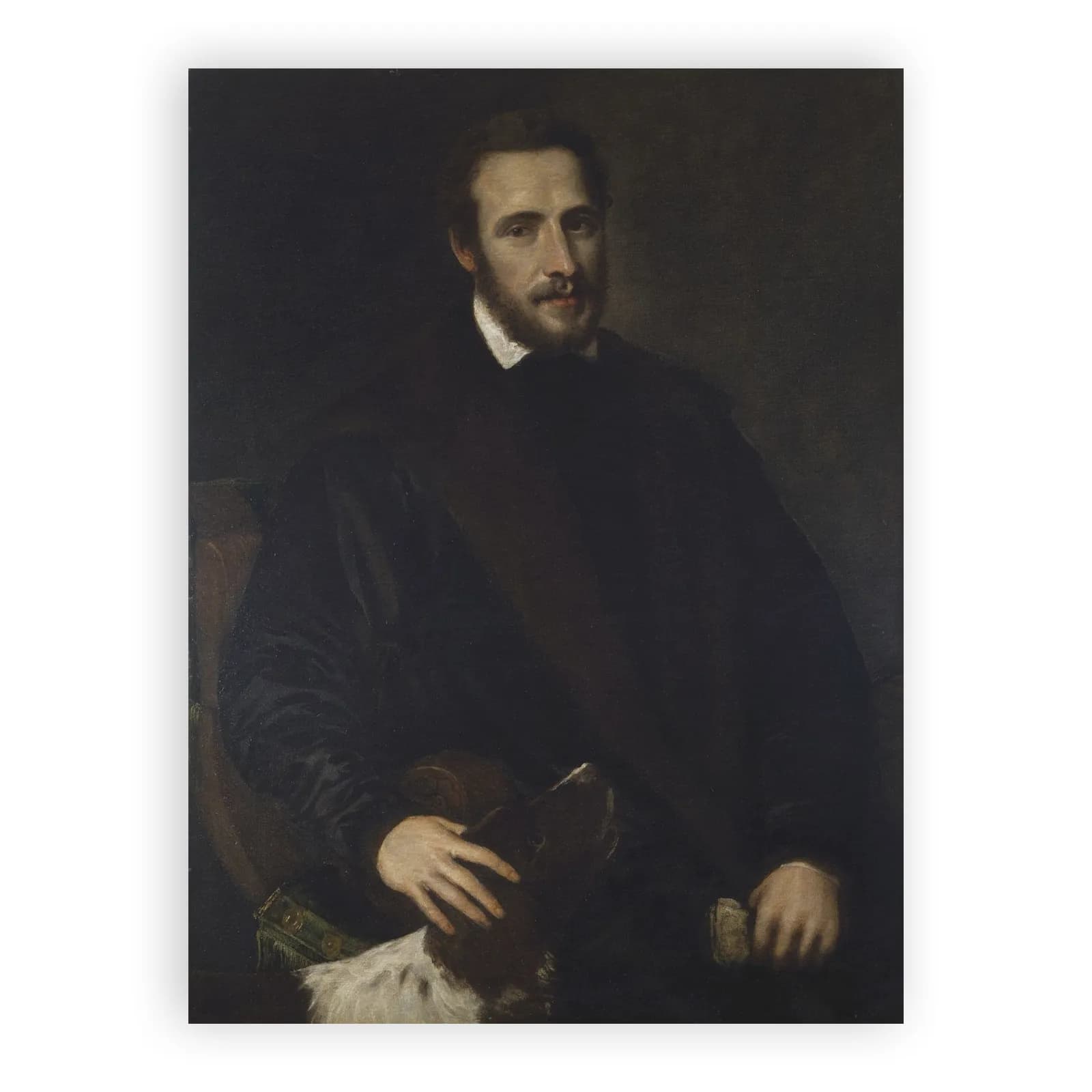 Possible Portrait of Giovanni d'Anna by Titian - view 6 thumbnail