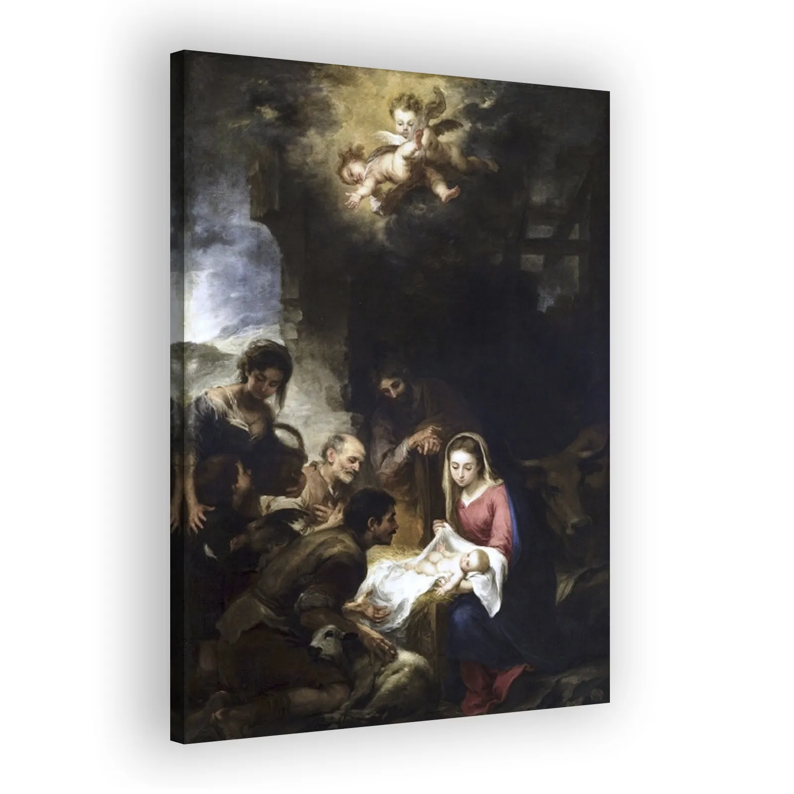 Adoration of the Shepherds by Bartolome Esteban Murillo - view 2 thumbnail
