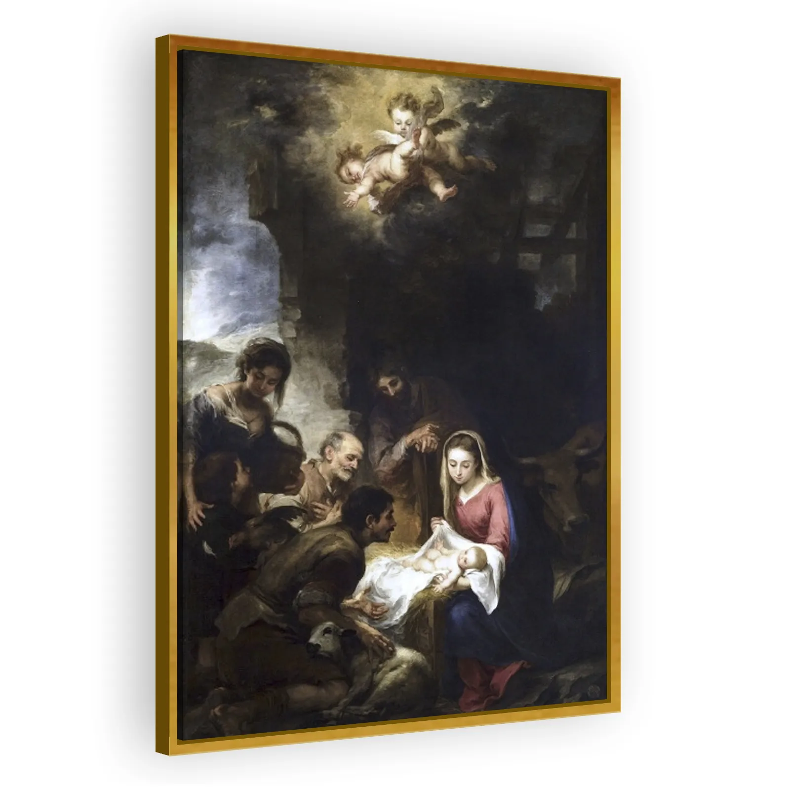 Adoration of the Shepherds by Bartolome Esteban Murillo - view 3 thumbnail