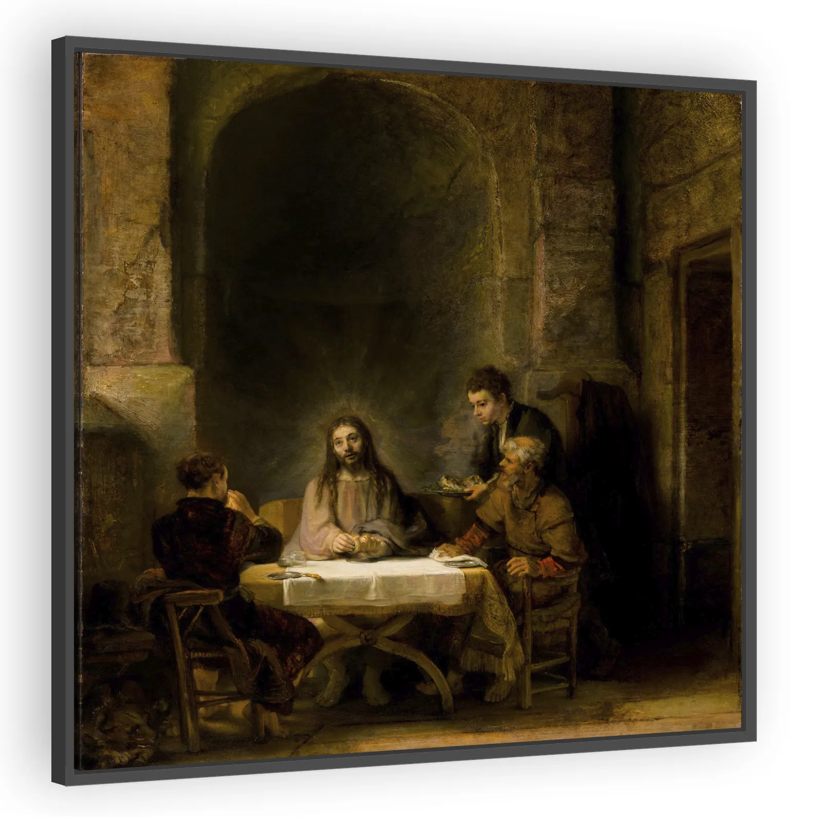 The Pilgrims of Emmaus by Rembrandt Van Rijn