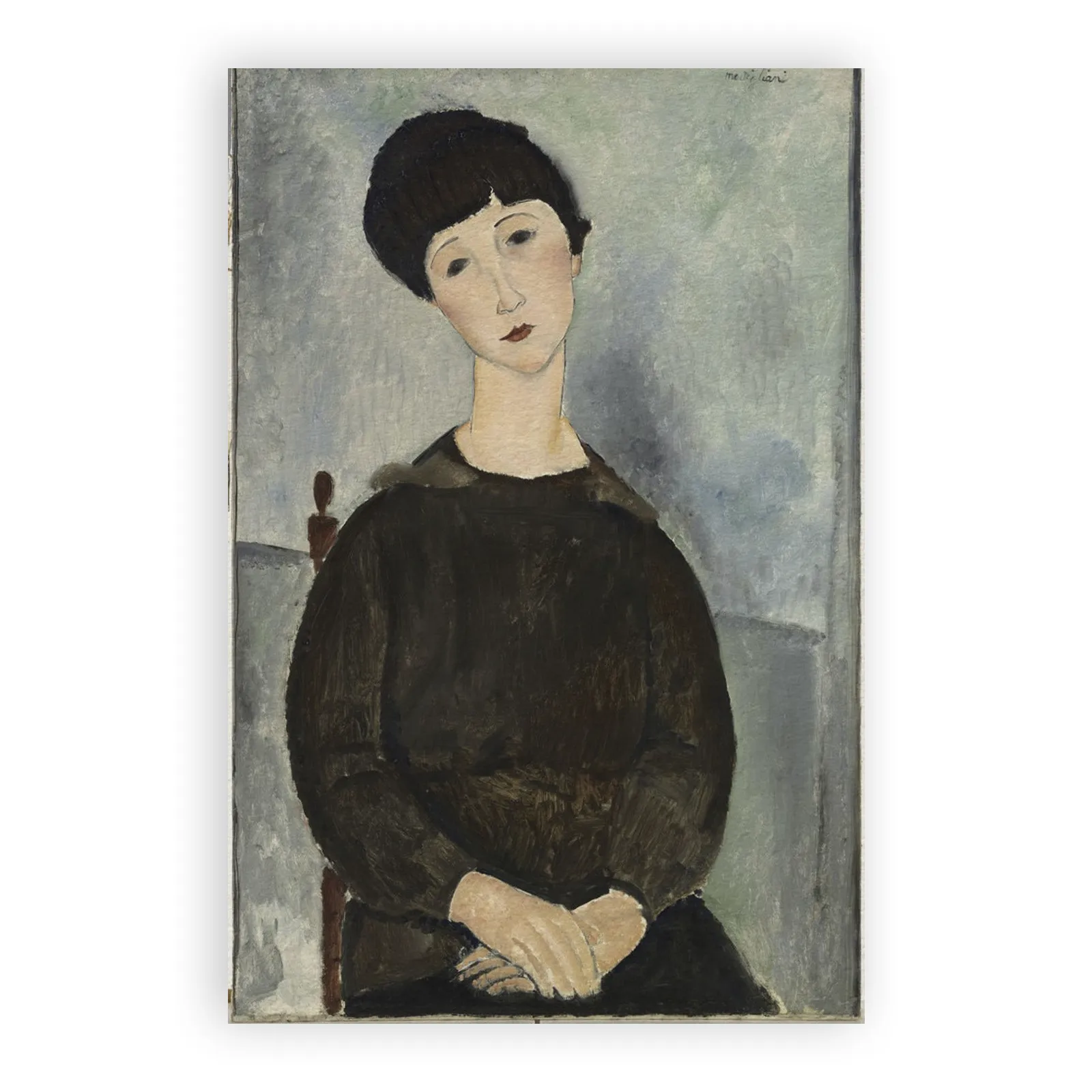 Girl with Brown Hair by Amedeo Modigliani - view 6 thumbnail