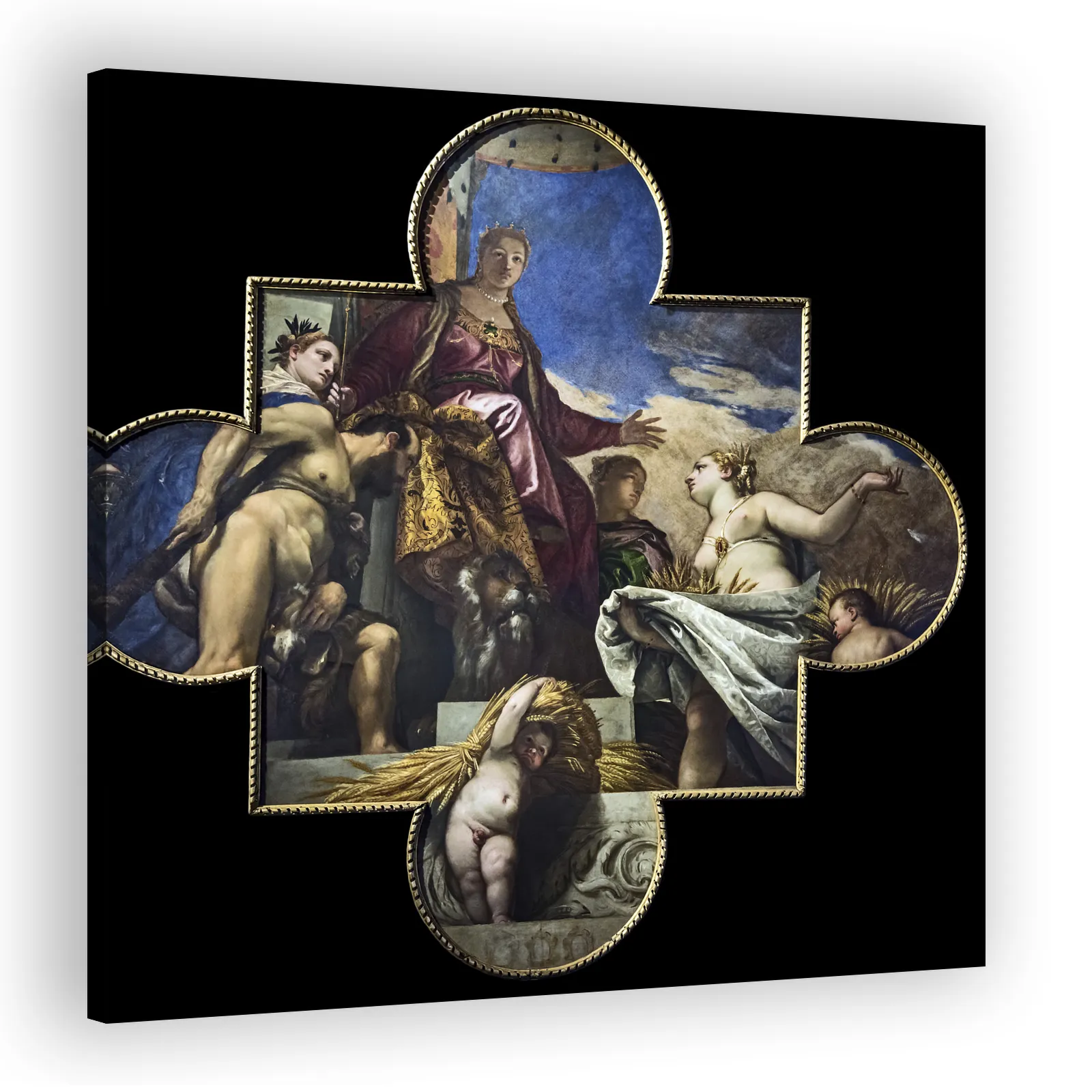 Venice Receives the Homage of Hercules and Ceres by Paolo Veronese - view 2 thumbnail