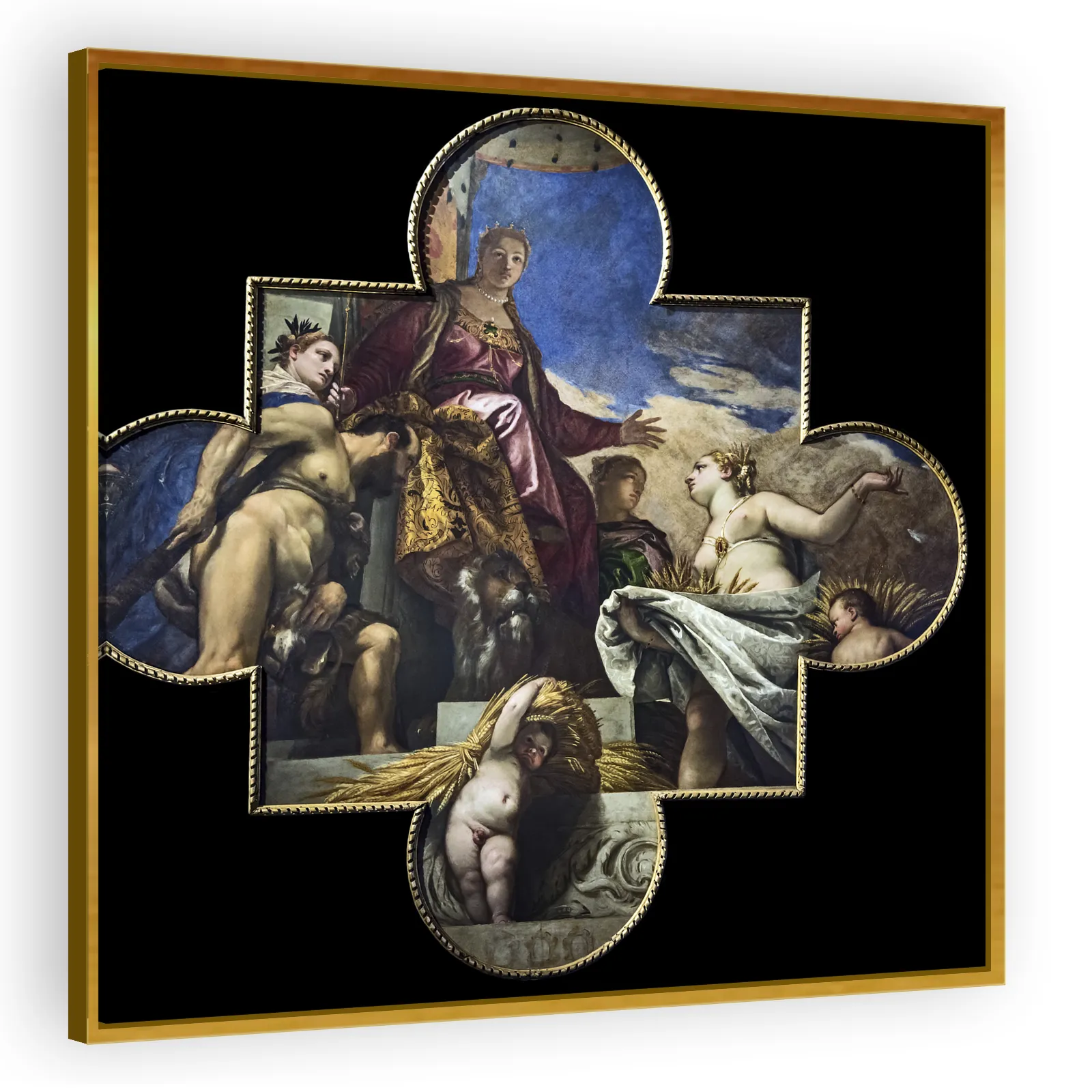 Venice Receives the Homage of Hercules and Ceres by Paolo Veronese - view 3 thumbnail