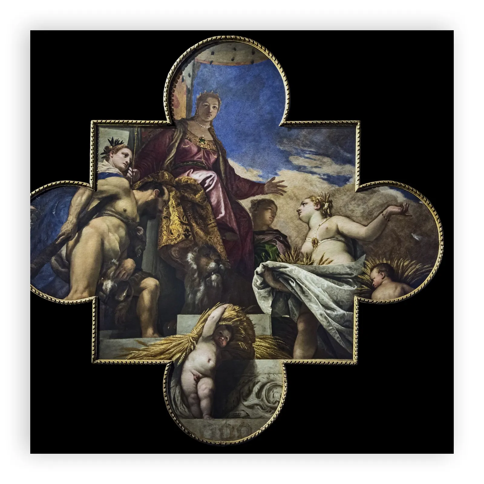 Venice Receives the Homage of Hercules and Ceres by Paolo Veronese - view 6 thumbnail