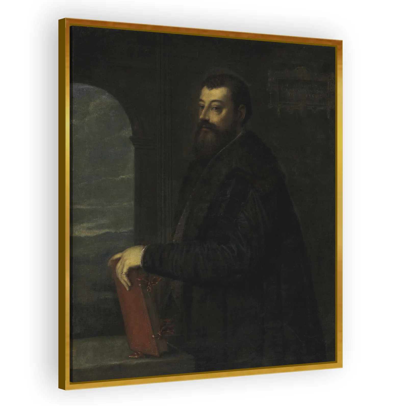 Portrait of Gabriele Giolito de' Ferrari by Titian - view 3 thumbnail