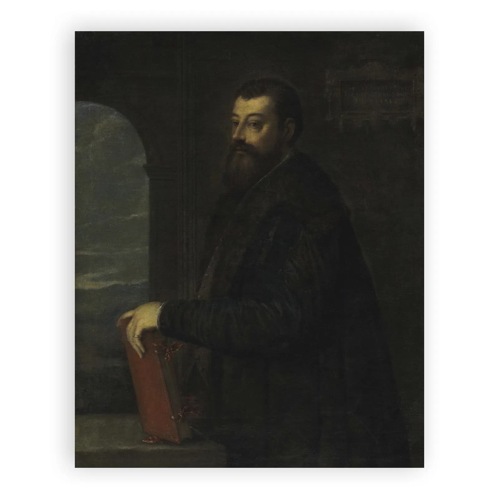 Portrait of Gabriele Giolito de' Ferrari by Titian - view 6 thumbnail
