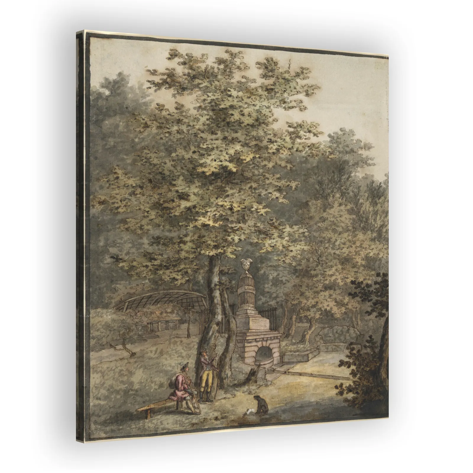 Brunnenmonument bei Kopenhagen by Caspar David Friedrich - view 2 thumbnail