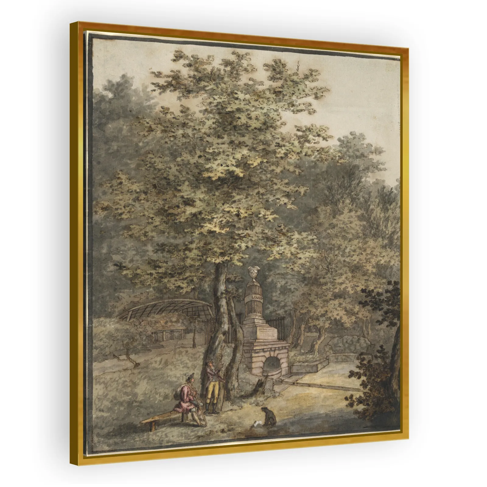 Brunnenmonument bei Kopenhagen by Caspar David Friedrich - view 3 thumbnail