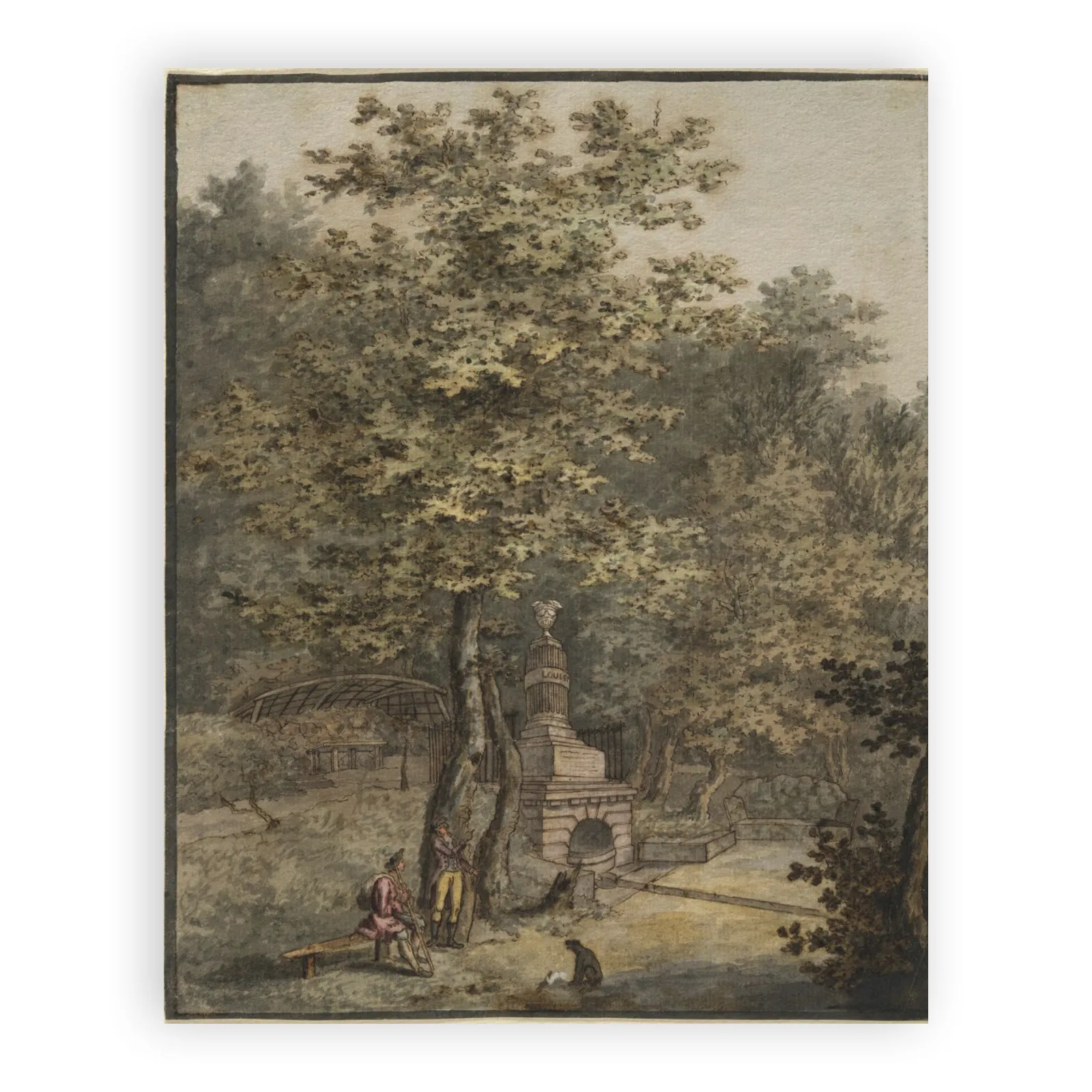 Brunnenmonument bei Kopenhagen by Caspar David Friedrich - view 6 thumbnail