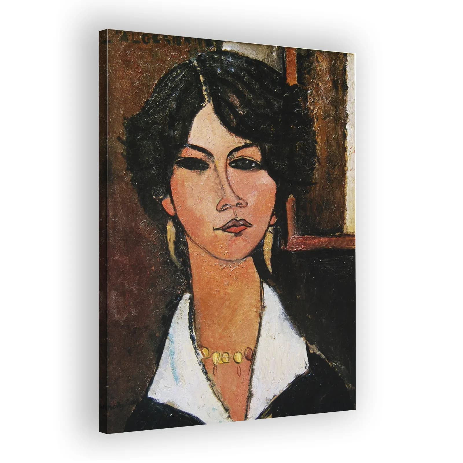 Emakume aljeriarra by Amedeo Modigliani - view 2 thumbnail