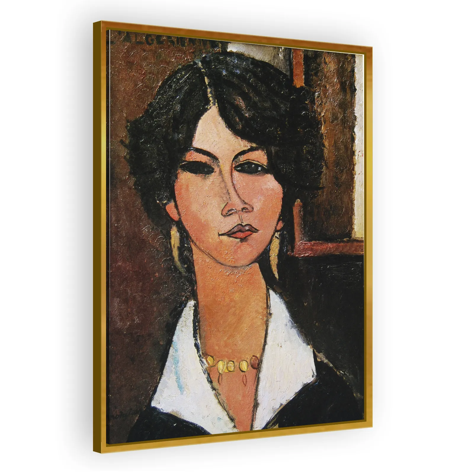 Emakume aljeriarra by Amedeo Modigliani - view 3 thumbnail