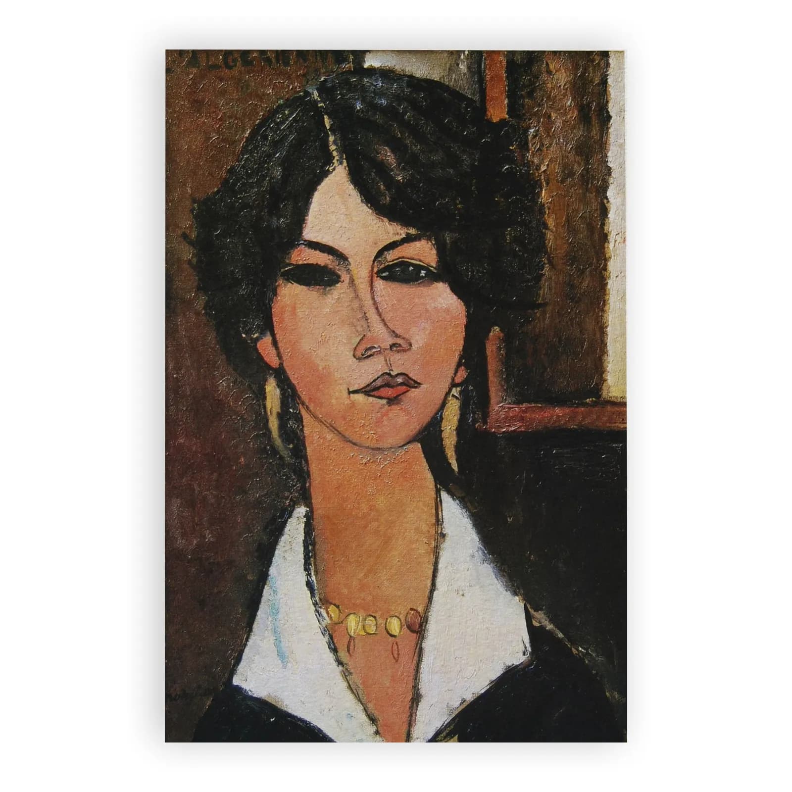 Emakume aljeriarra by Amedeo Modigliani - view 6 thumbnail