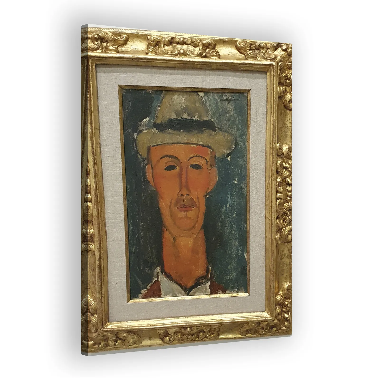 Gaston Modot with Hat by Amedeo Modigliani - view 2 thumbnail