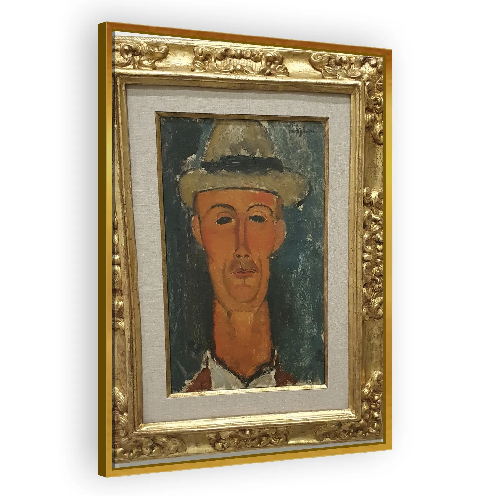 Gaston Modot with Hat by Amedeo Modigliani - view 3 thumbnail