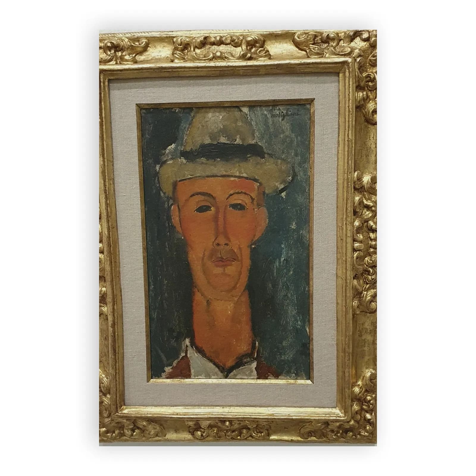 Gaston Modot with Hat by Amedeo Modigliani - view 6 thumbnail