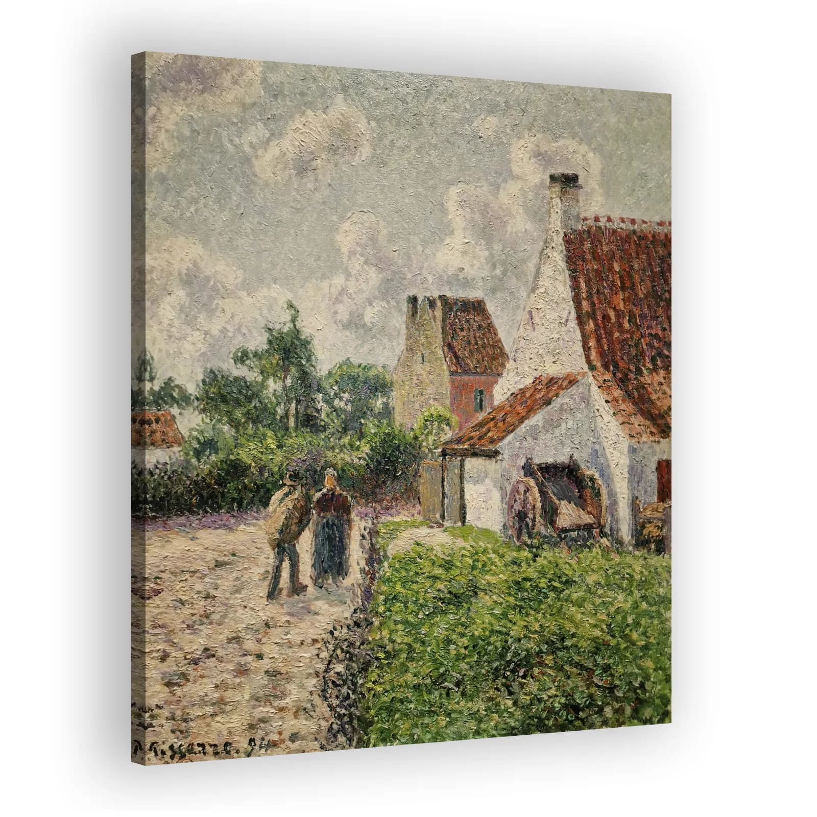 The Pink House, Knokke by Camille Pissarro - view 2 thumbnail