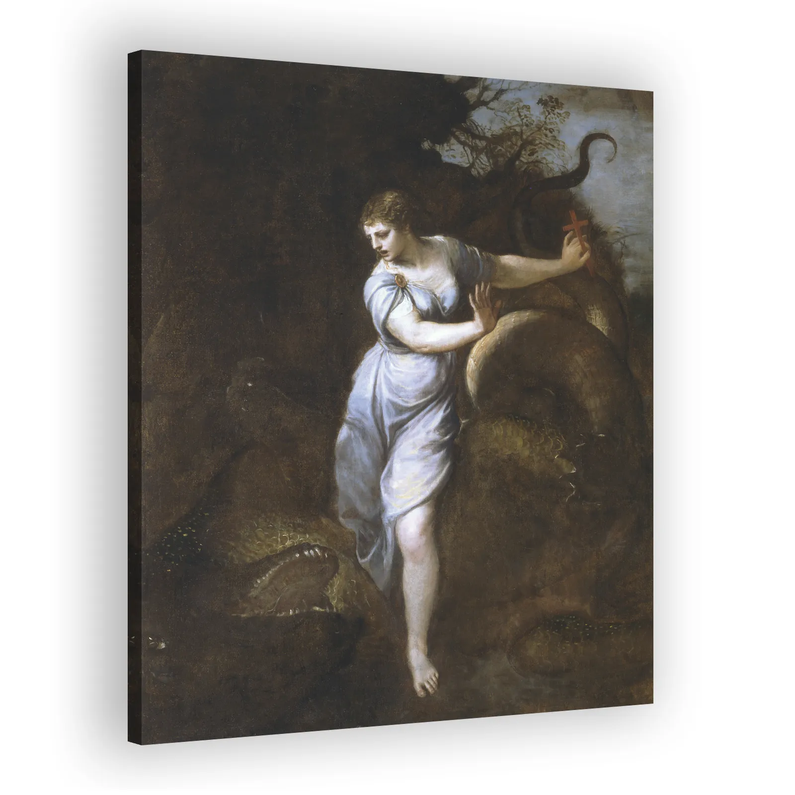 Saint Margaret and the Dragon by Titian - view 2 thumbnail