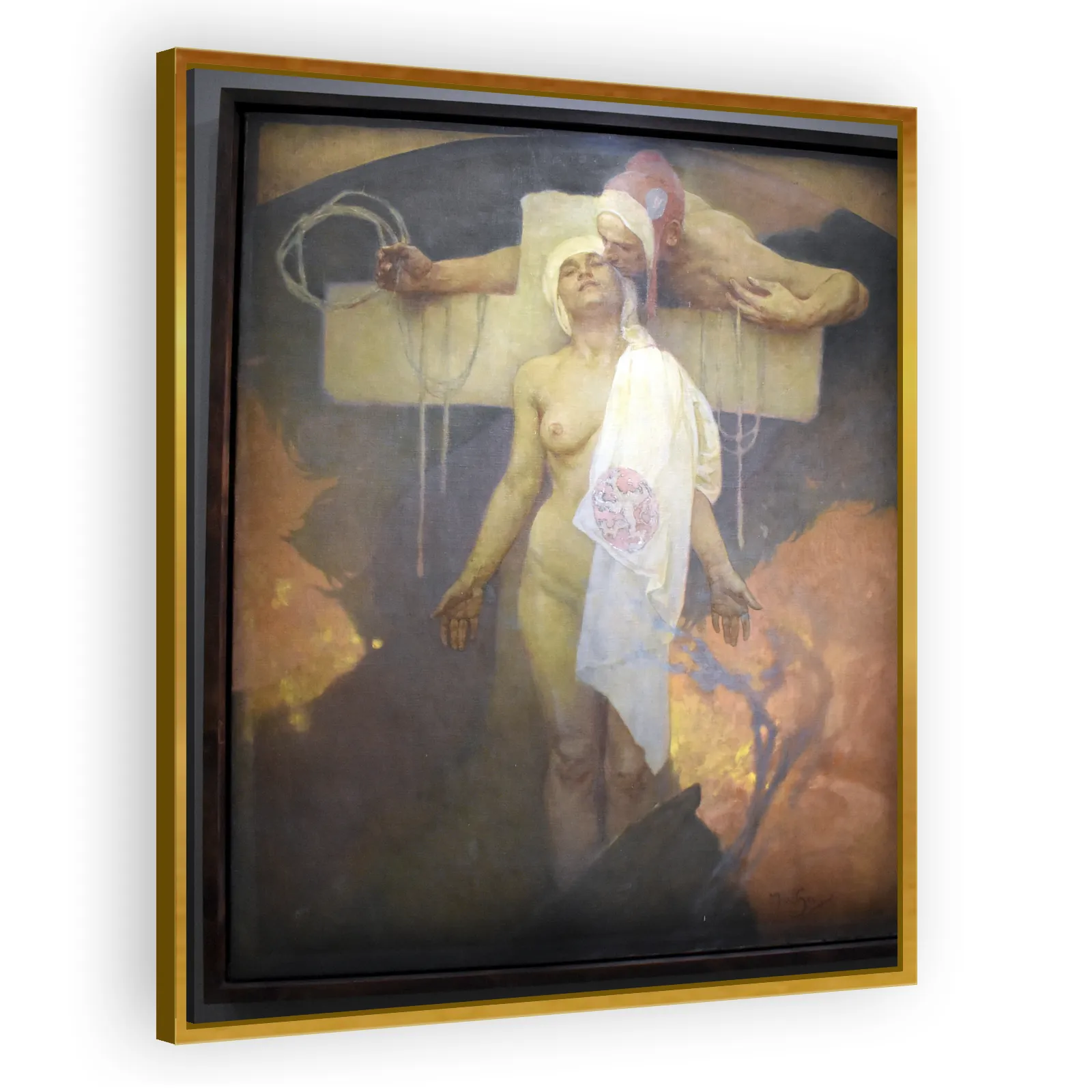 France Embraces Bohemia by Alphonse Mucha - view 3 thumbnail