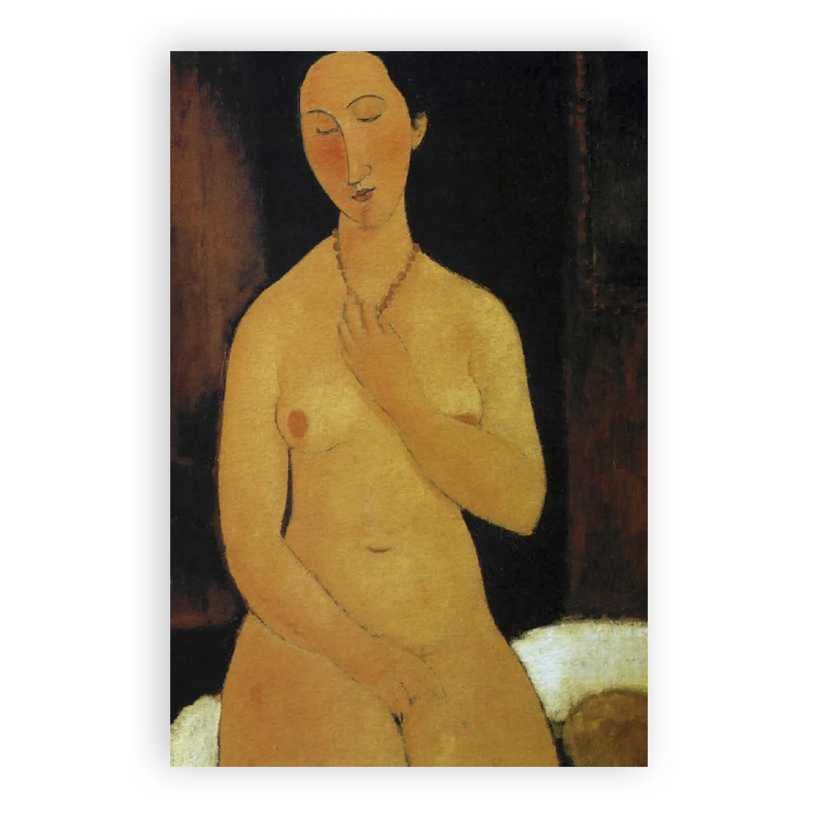 Nu assis au collier by Amedeo Modigliani - view 6 thumbnail