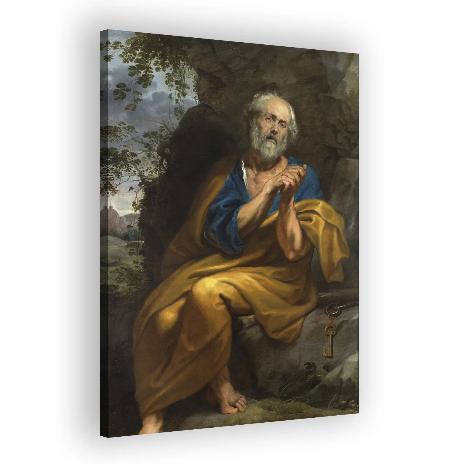 The Penitent Saint Peter by Anthony Van Dyck - view 2 thumbnail