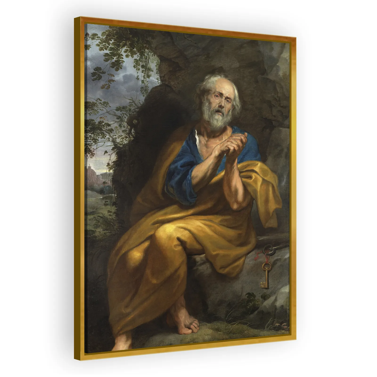 The Penitent Saint Peter by Anthony Van Dyck - view 3 thumbnail
